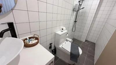 Tweepersoonskamer — Kamala Beach Area 1BR Rooftop Pool & Gym, Shuttle